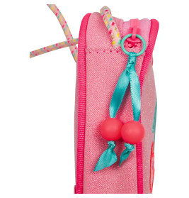 Glitzer-Täschchen - Kirsche