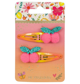 Haarclips - Kirsche
