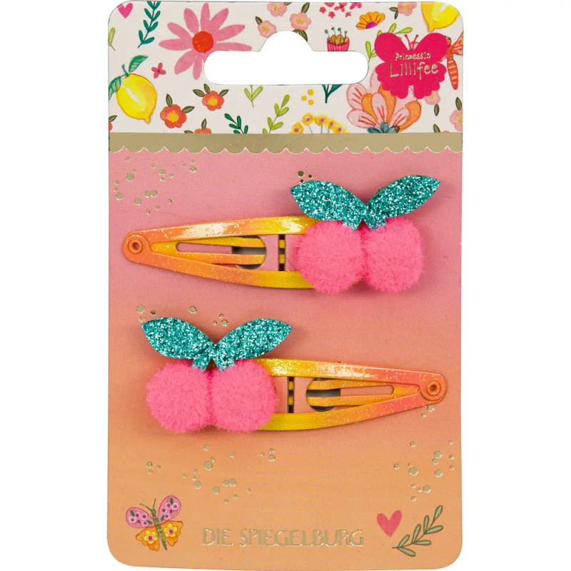 Haarclips - Kirsche