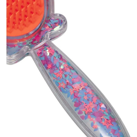 Haarbürste (mit beweglichem Glitter)