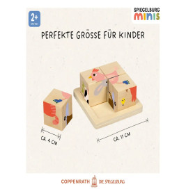 Würfelpuzzle - Bauernhof