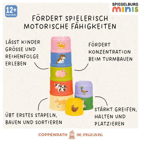 Stapelbecher - Bauernhof