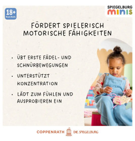 Fädelspiel - Pferd, Kuh, Schwein, Schaf