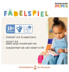 Fädelspiel - Pferd, Kuh, Schwein, Schaf