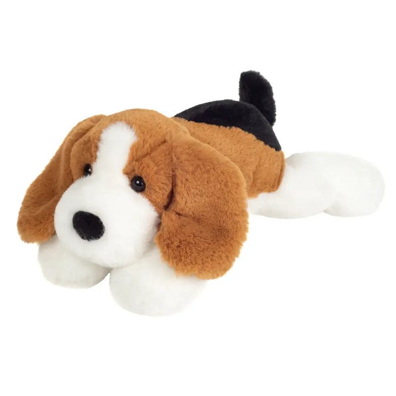 Teddy Hermann Schlenkerhund dreifarbig 29 cm