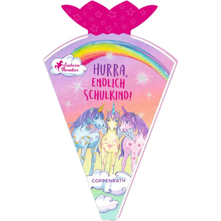 Mini-Schultütenbuch – Hurra, endlich Schulkind! - Einhorn Paradies