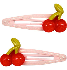 Haarclips - Eis, Kirsche, Muffin