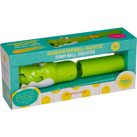 Schaumstoffball-Shooter - Einhorn und Krokodil