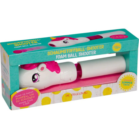 Schaumstoffball-Shooter - Einhorn und Krokodil