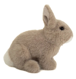 Teddy Hermann Hase sitzend grau 20 cm