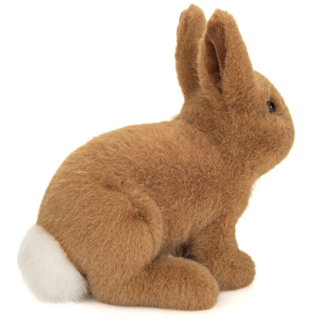 Teddy Hermann Hase sitzend braun 20 cm