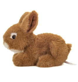Teddy Hermann Hase sitzend braun 17 cm