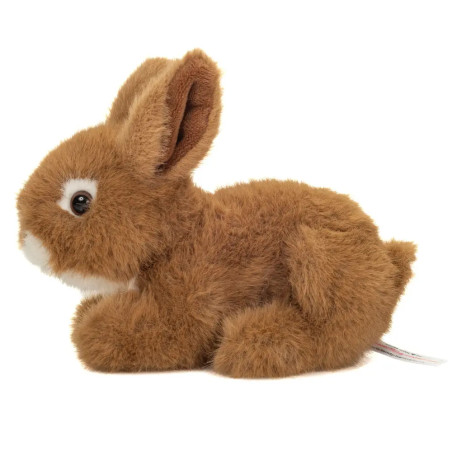 Teddy Hermann Hase sitzend braun 17 cm