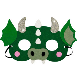 Mein kleines Bastelset: Filz-Masken - Einhorn / Drache