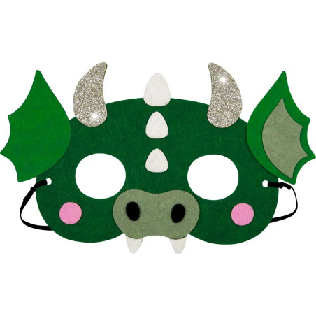 Mein kleines Bastelset: Filz-Masken - Einhorn / Drache