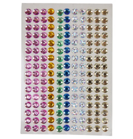 Mein kleines Bastelset: Diamond-Anhänger - Schmetterling / Regenbogen