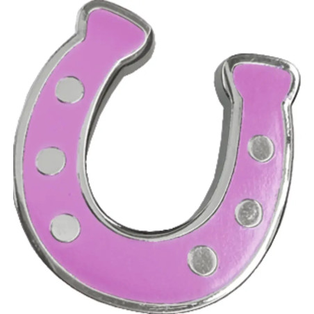 Grußkarte mit Wegbegleiter-Pin – Du bist 1. Klasse! / Hurra, du bist ein Schulkind! - (Pferdefreunde