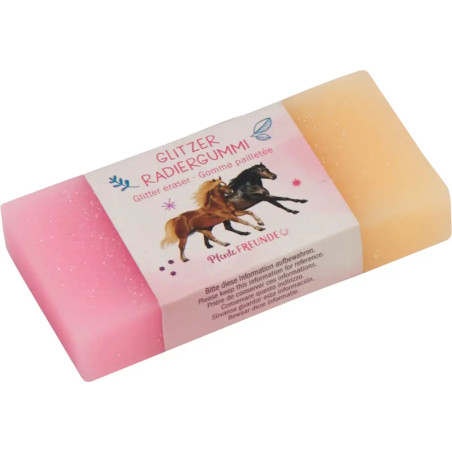 Glitzer Radiergummi, sortiert