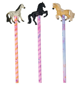 Bleistift mit Pferdetopper - Pferdefreunde, sortiert