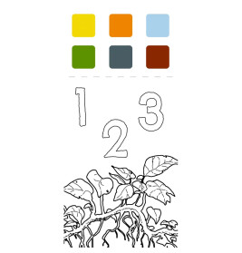 Mini-Malblock – Mein T-Rex-Malblock zum Schulstart - Malblock mit Farben und Pinsel