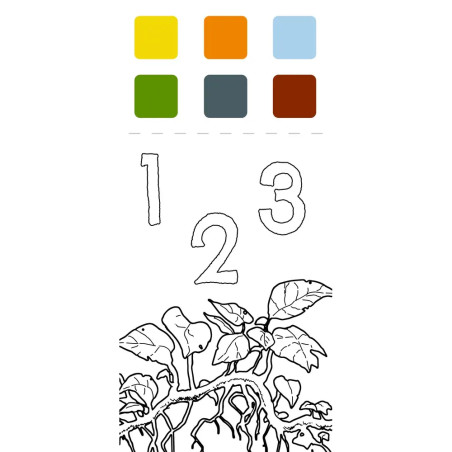 Mini-Malblock – Mein T-Rex-Malblock zum Schulstart - Malblock mit Farben und Pinsel