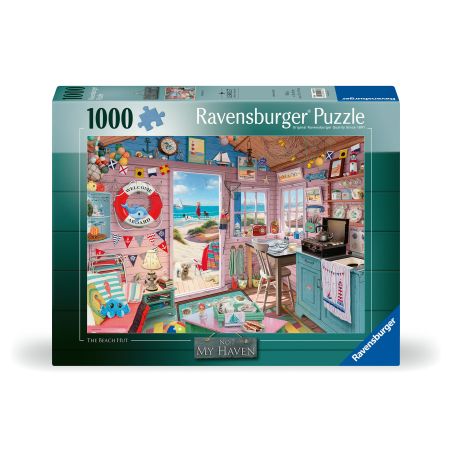 Ravensburger Puzzle "Die Strandhütte" 1000 Teile – Entspannung pur ab 14 Jahren