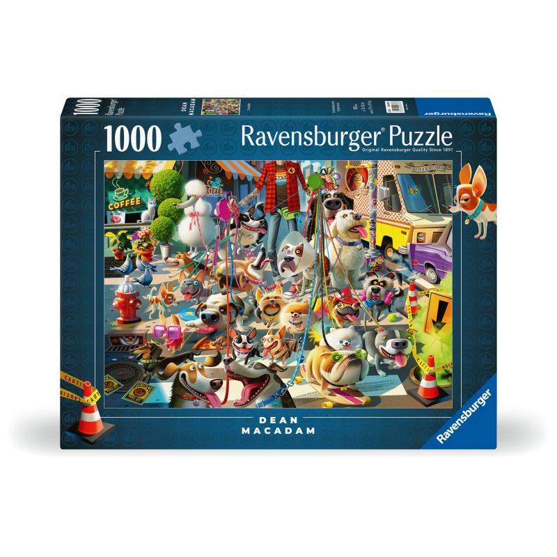 Ravensburger Puzzle Vierbeiner auf Tour – 1000 Teile | Tierisches Abenteuer ab 14 J.