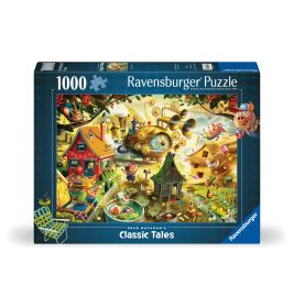 Ravensburger Puzzle Aufgepasst, kleine Schweinchen – 1000 Teile | Niedliches Motiv ab 14 J.