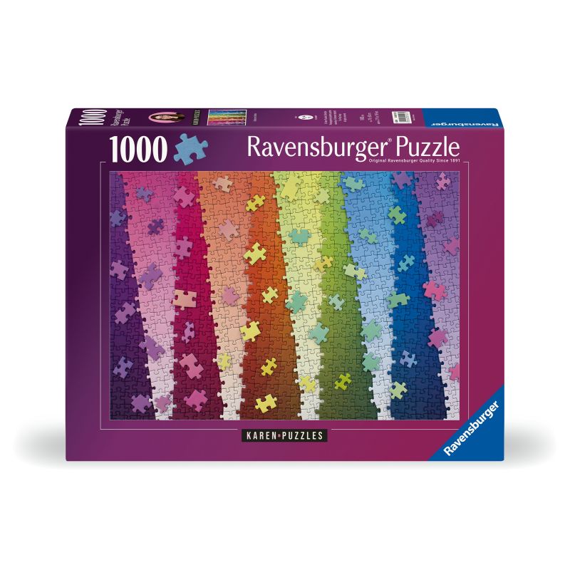 Ravensburger Puzzle Kunterbunte Colors on Colors – 1000 Teile | Farbenmeer ab 14 J.