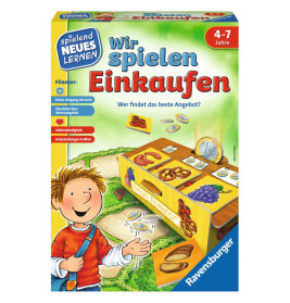 Ravensburger 24985 - Wir spielen Einkaufen - Spielen und Lernen für Kinder, Lernspiel für Kinder ab
