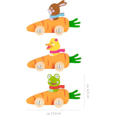 TOMMY   FRIDA Holzflitzer, sortiert (1 Stück)