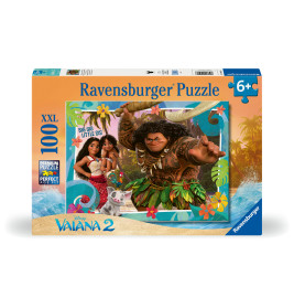 Ravensburger Puzzle Vaiana 2: Aufbruch in neue Welten – XXL 100 Teile für Kinder ab 6 J.