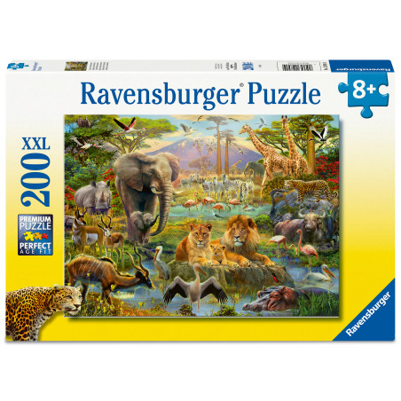 Ravensburger Puzzle Tiere in der Savanne | 200 Teile | Für Kinder ab 8 Jahre