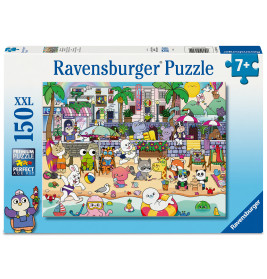 Ravensburger Puzzle "Spaß an der Strandpromenade" 150 XXL Teile - Für Kinder ab 7 Jahren