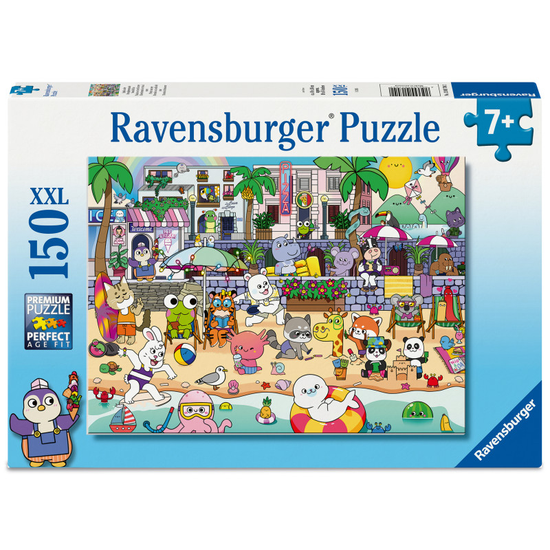 Ravensburger Puzzle "Spaß an der Strandpromenade" 150 XXL Teile - Für Kinder ab 7 Jahren