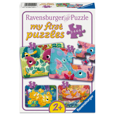 Ravensburger Meine ersten Puzzles: Bunte Tiermotive, geeignet für Kinder ab 2 Jahren.