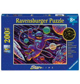 Ravensburger Puzzle "Ausflug ins All" 200 XXL Teile – Weltraum-Entdeckung ab 8 Jahren