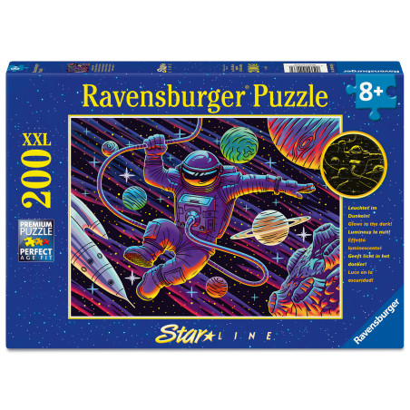 Ravensburger Puzzle "Ausflug ins All" 200 XXL Teile – Weltraum-Entdeckung ab 8 Jahren