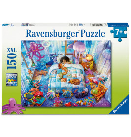 Ravensburger Puzzle "Unterwasserträume" 150 XXL Teile – Meereswelt für Kinder ab 7 Jahren