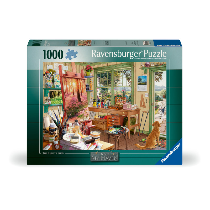 Ravensburger Puzzle "Künstlerwerkstatt" 1000 Teile – Kreatives Motiv in Premium-Qualität