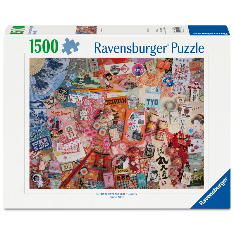 Ravensburger Puzzle Reise nach Tokio (1500 Teile) – Entdecke die japanische Metropole (12001703)