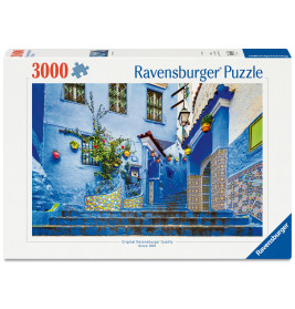 Ravensburger Puzzle 'Marokko in Blau' (3000 Teile) – Faszinierende Architektur (12001893)