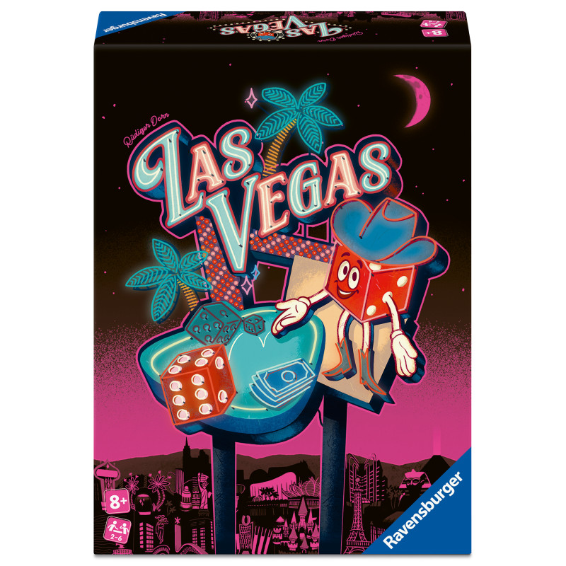 Ravensburger Las Vegas Würfelspiel – Nervenkitzel & Strategie für 2-5 Spieler ab 8 J. (24903)