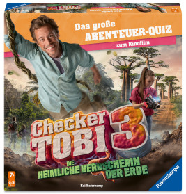 Ravensburger Checker Tobi Das große Abenteuer-Quiz – Wissensspiel ab 8 Jahren (24904)