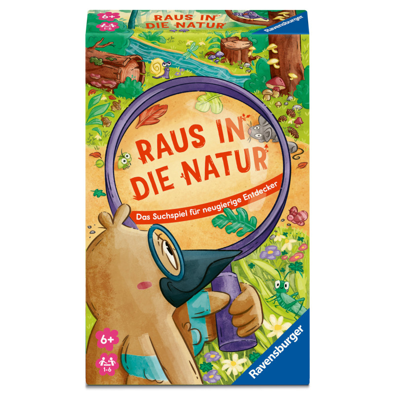 Ravensburger Raus in die Natur – Spannendes Reisespiel für Kinder ab 6 Jahren
