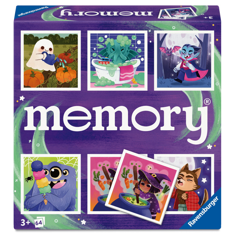 Ravensburger Grusel memory® – Schaurig-schönes Gedächtnisspiel ab 4 Jahre