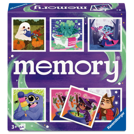 Ravensburger Grusel memory® – Schaurig-schönes Gedächtnisspiel ab 4 Jahre