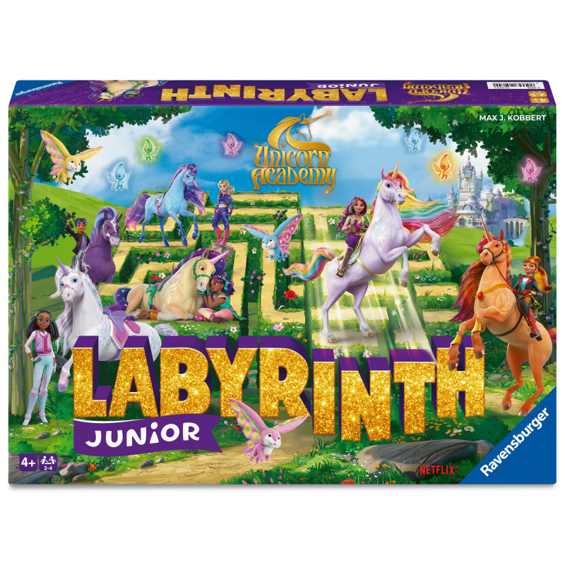 Ravensburger Unicorn Academy Junior Labyrinth – Kinderspiel ab 4 Jahren