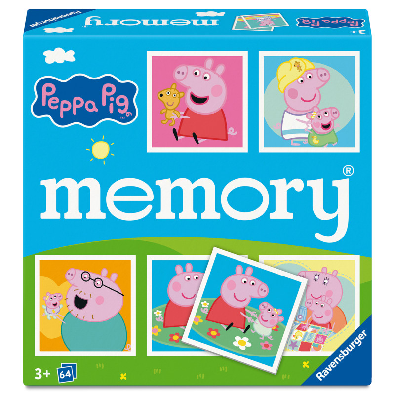 Ravensburger memory® Peppa Pig – Gedächtnisspiel für Kinder ab 4 Jahren