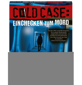 ThinkFun Cold Case: Einchecken zum Mord – Ravensburger Krimi-Rätselspiel ab 12